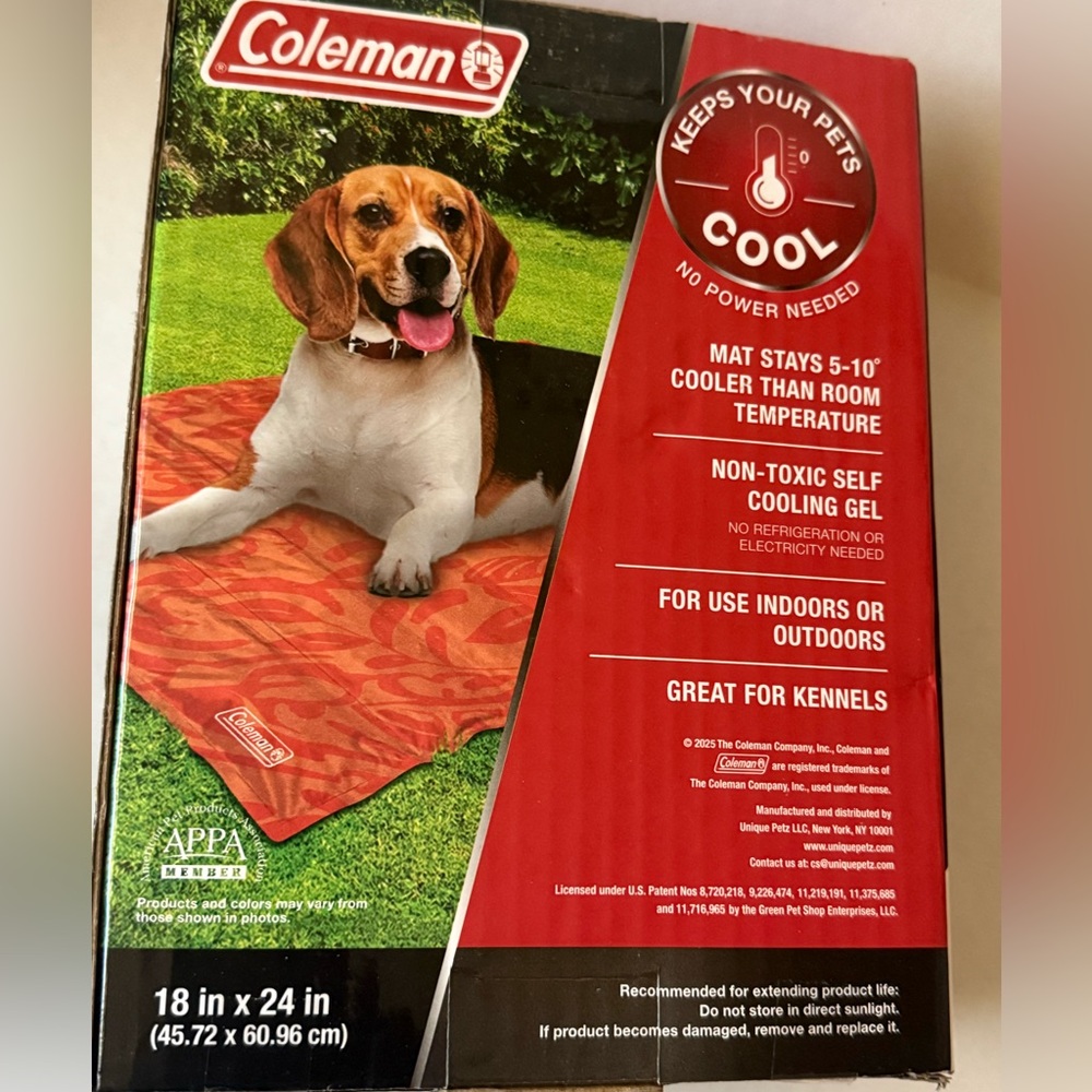 Coleman Orange Dog Bedding Blanket